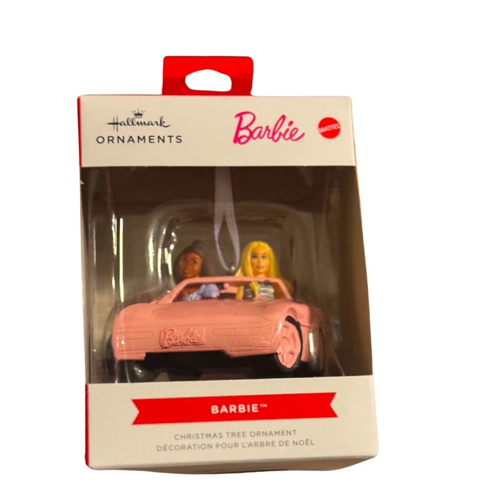 Hallmark Barbie In Car NWT